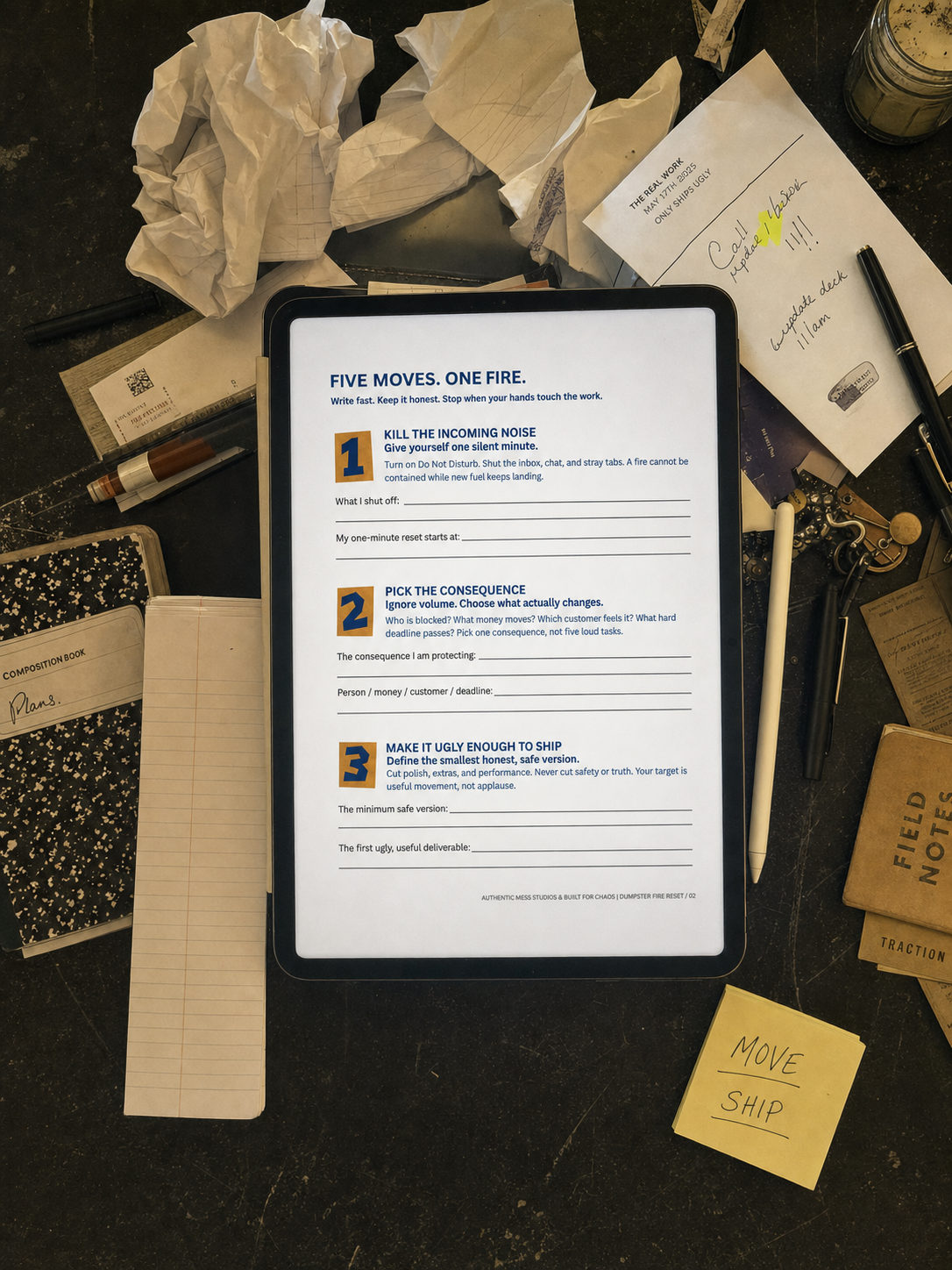 Today My Work Is a F*cking Dumpster Fire | ADHD Overwhelm Reset